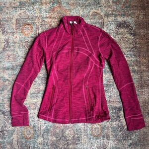Lululemon Athletica Define Heathered Pink Jacket, sz 4